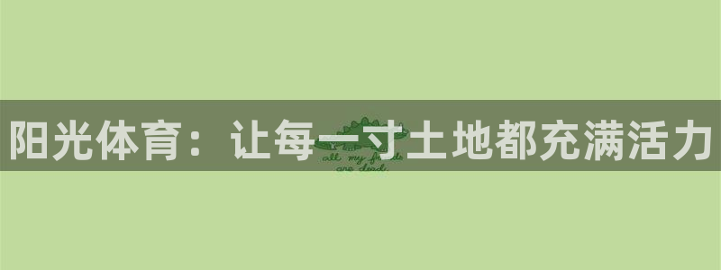 vsport体育官方正版app五金厂：阳光体育：让每