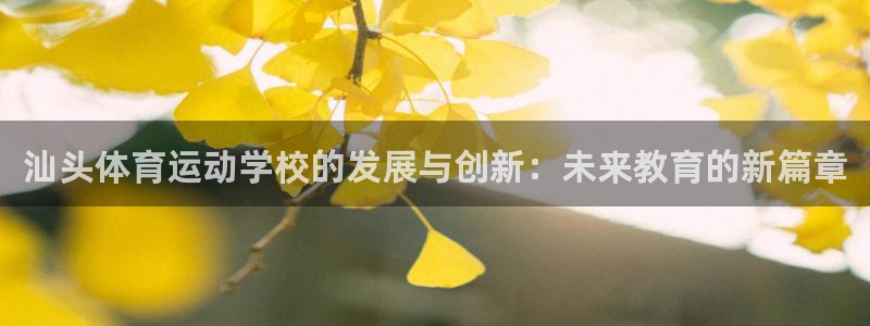 vsport体育官方正版app娱乐平台：汕头体育运动学校的发